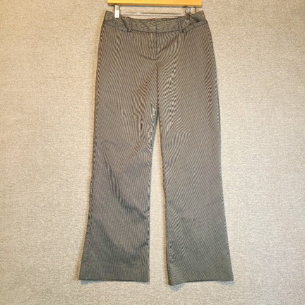 Worthington Black & White Pinstripe Straight-Leg Pants